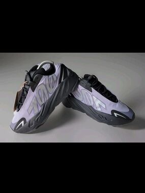 adidas Yeezy Boost 700 MNVN Geode Purple Black Low Top Sneakers GW9526
